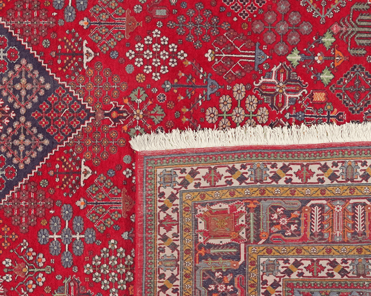 Khosrowabad — Hand-knotted, 274x368 cm, Red, 100% Virgin Wool | View 6