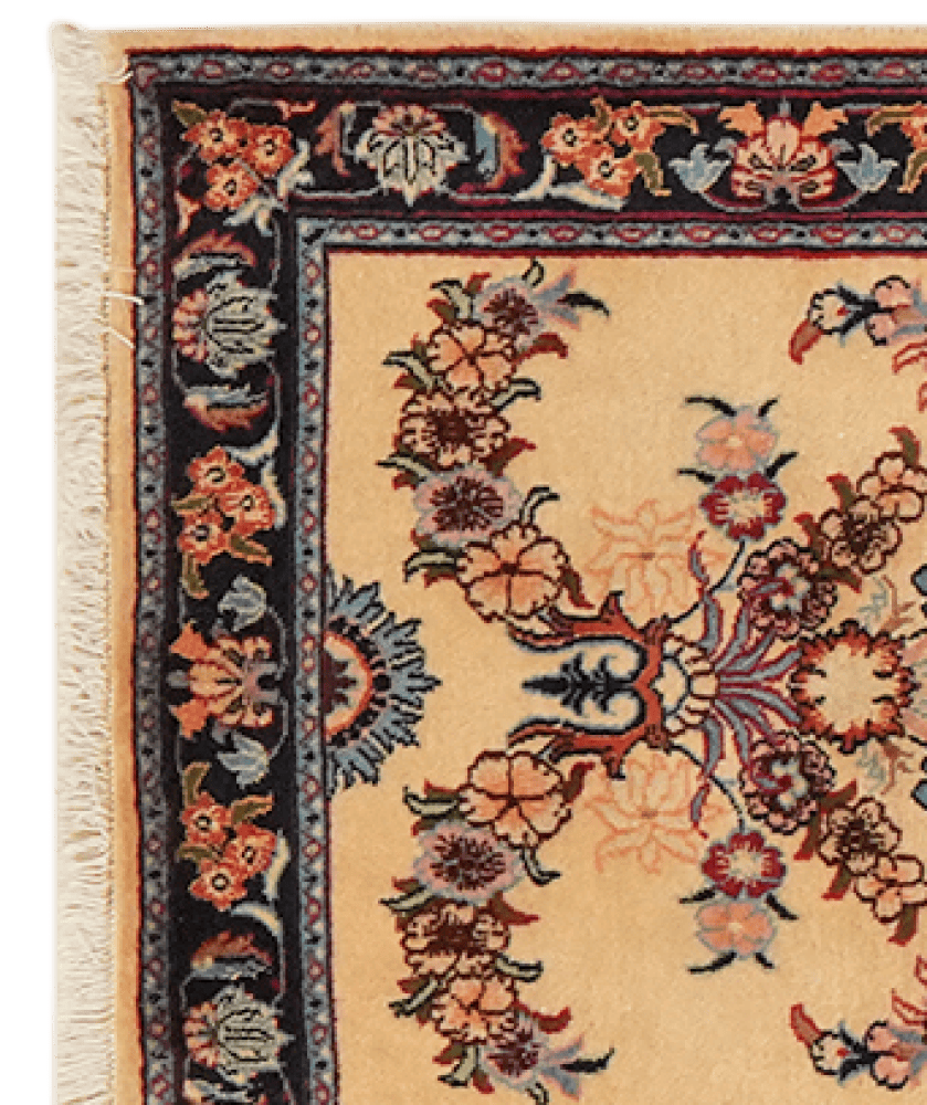 Sarough — Hand-knotted, 67x295 cm, Beige, 100% Virgin Wool | View 3