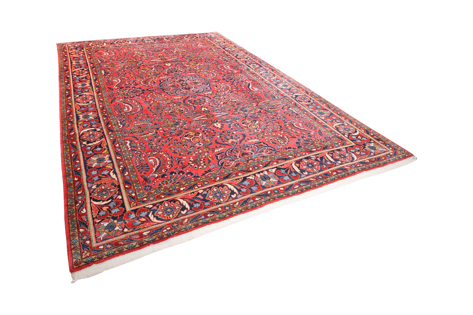 Lilian — Hand-knotted, 281x375 cm, Red, 100% Virgin Wool | View 5