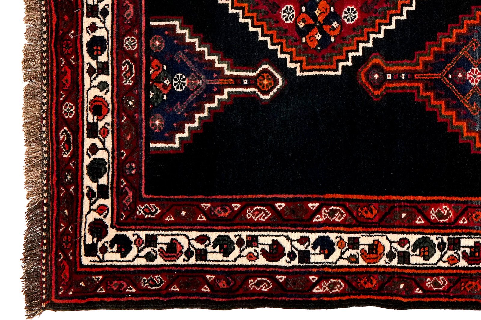 Veramin — Hand-knotted, 142x189 cm, Blue, 100% Virgin Wool | View 3
