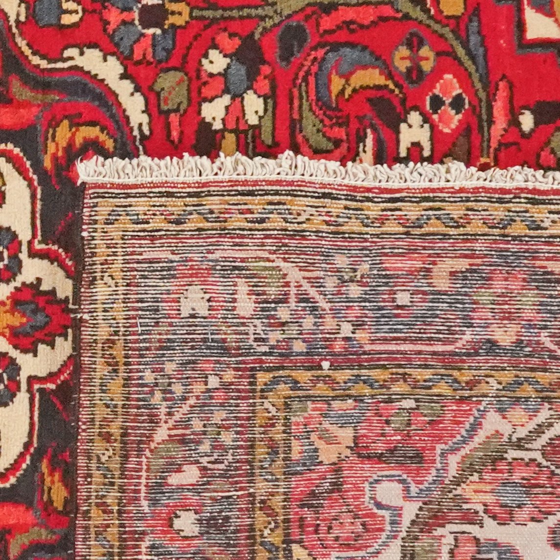 Bourtchalou — Hand-knotted, 110x156 cm, Red, 100% Virgin Wool | View 6