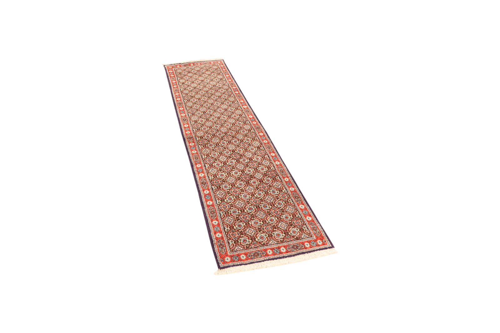 Moud Mahi — Hand-knotted, 49x195 cm, Beige, 100% Virgin Wool | View 5