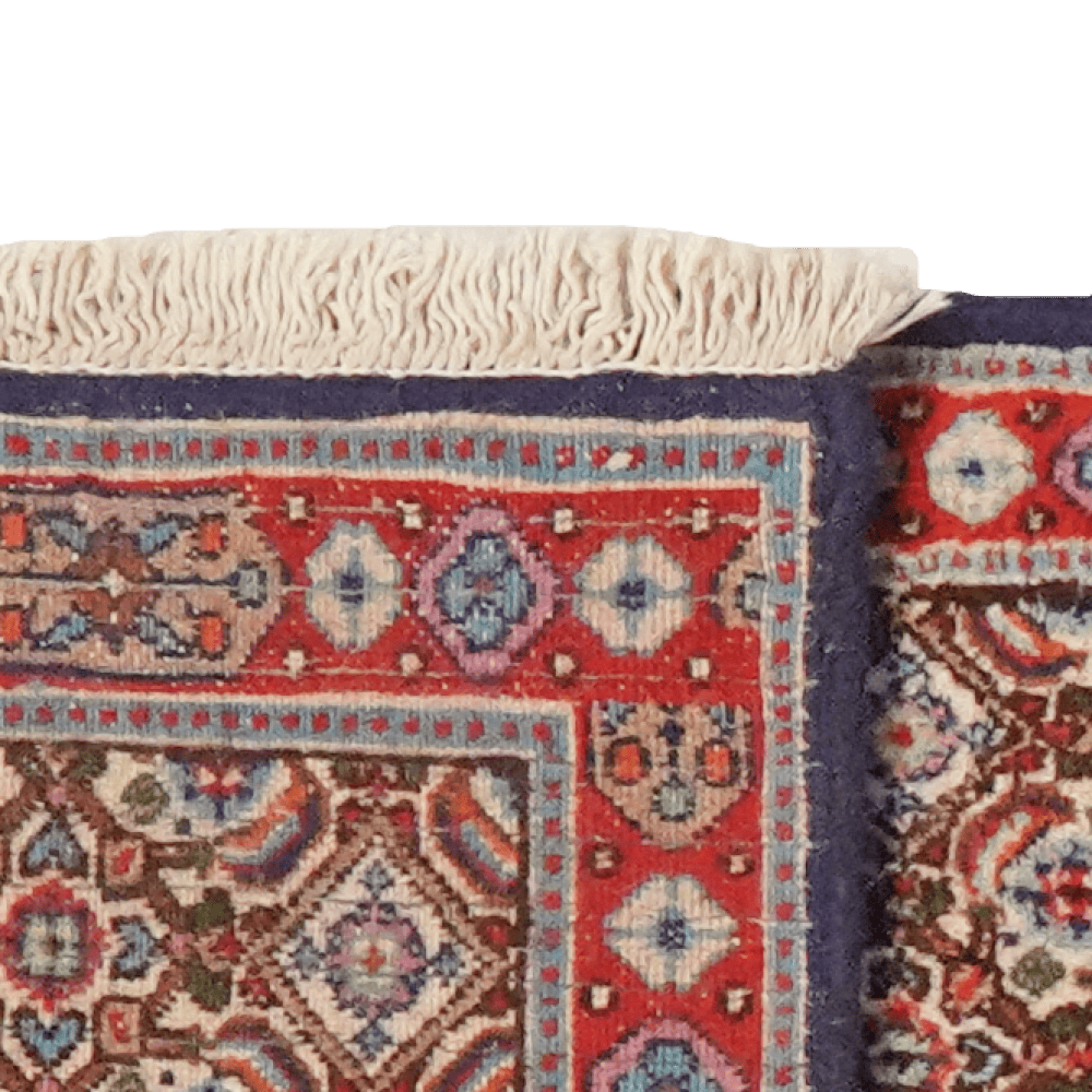 Moud Mahi — Hand-knotted, 49x195 cm, Beige, 100% Virgin Wool | View 6