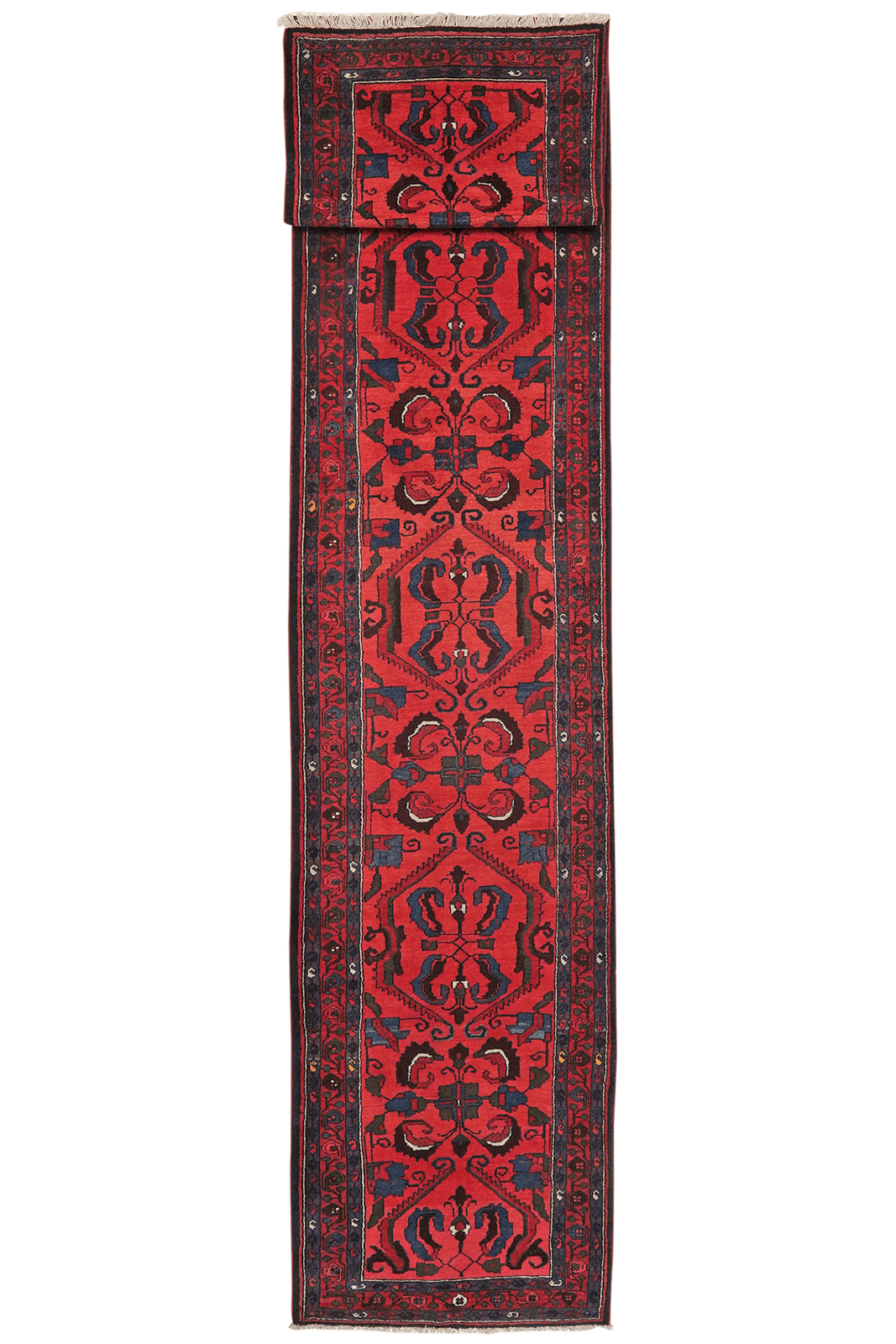 Mehreban — Hand-knotted, 89x479 cm, Red, 100% Virgin Wool | Main view