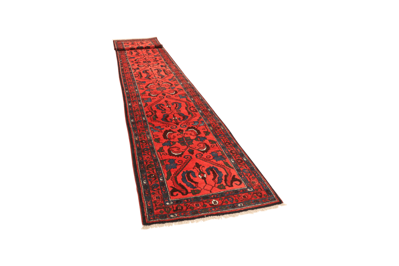 Mehreban — Hand-knotted, 89x479 cm, Red, 100% Virgin Wool | View 5