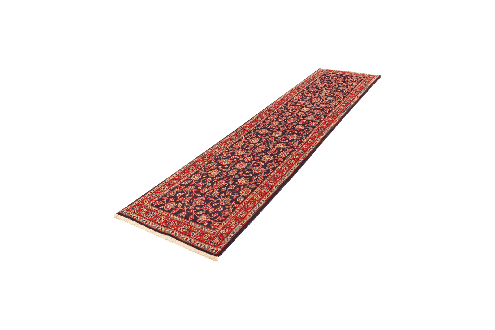 Ardakan — Hand-knotted, 70x303 cm, Blue, 100% Virgin Wool | View 5