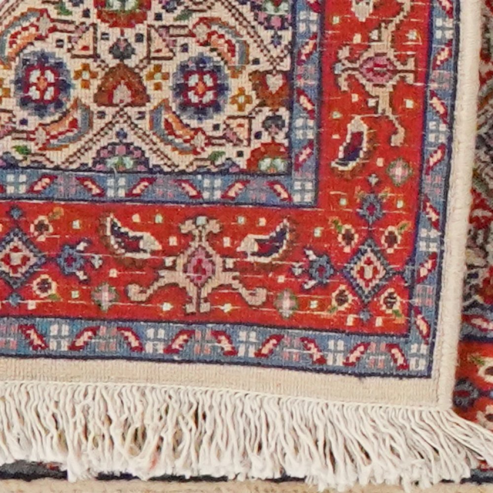 Moud Mahi — Hand-knotted, 50x196 cm, Beige, 100% Virgin Wool | View 6