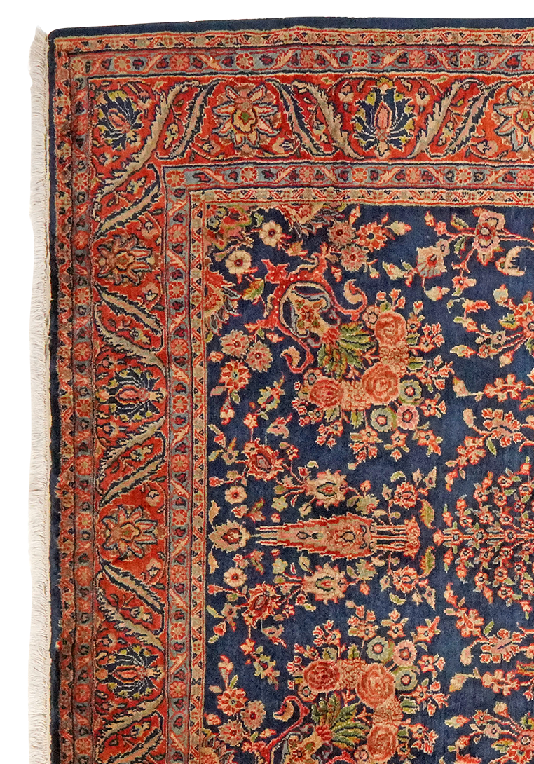 Ekbatan — Handgefertigt, 293x197 cm, Rot, 100% Virgin Wool | View 4