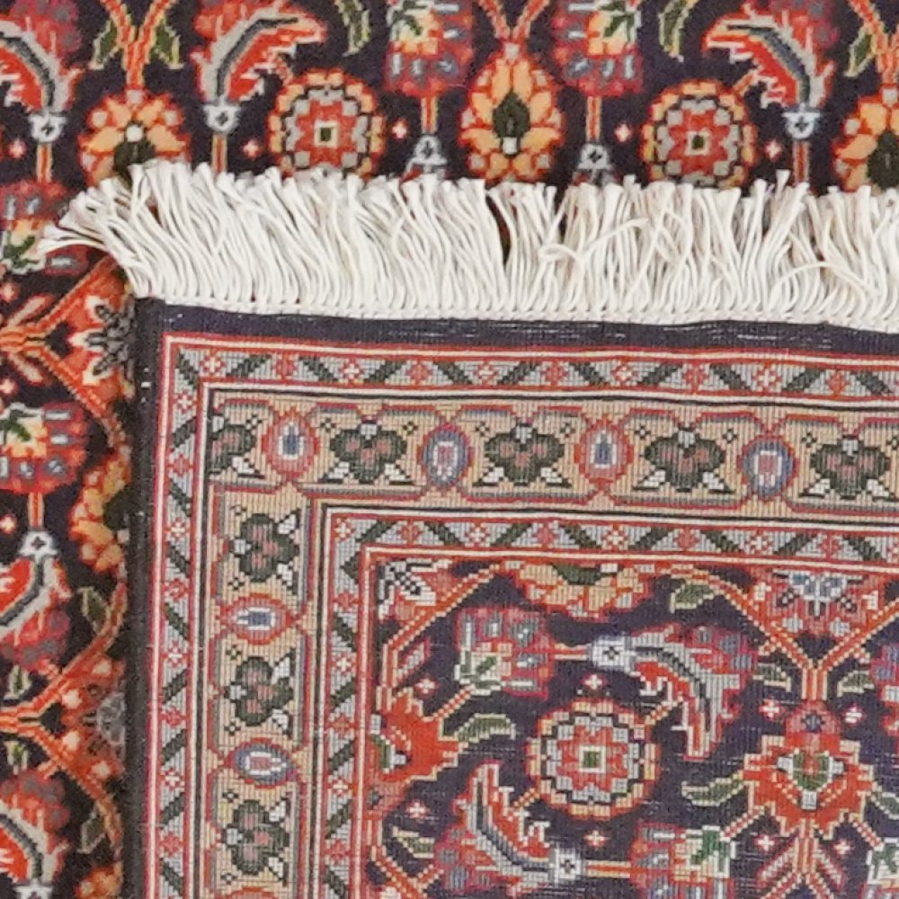 Tabriz 50 Raj — Hand-knotted, 61x199 cm, Orange, 100% Virgin Wool | View 6