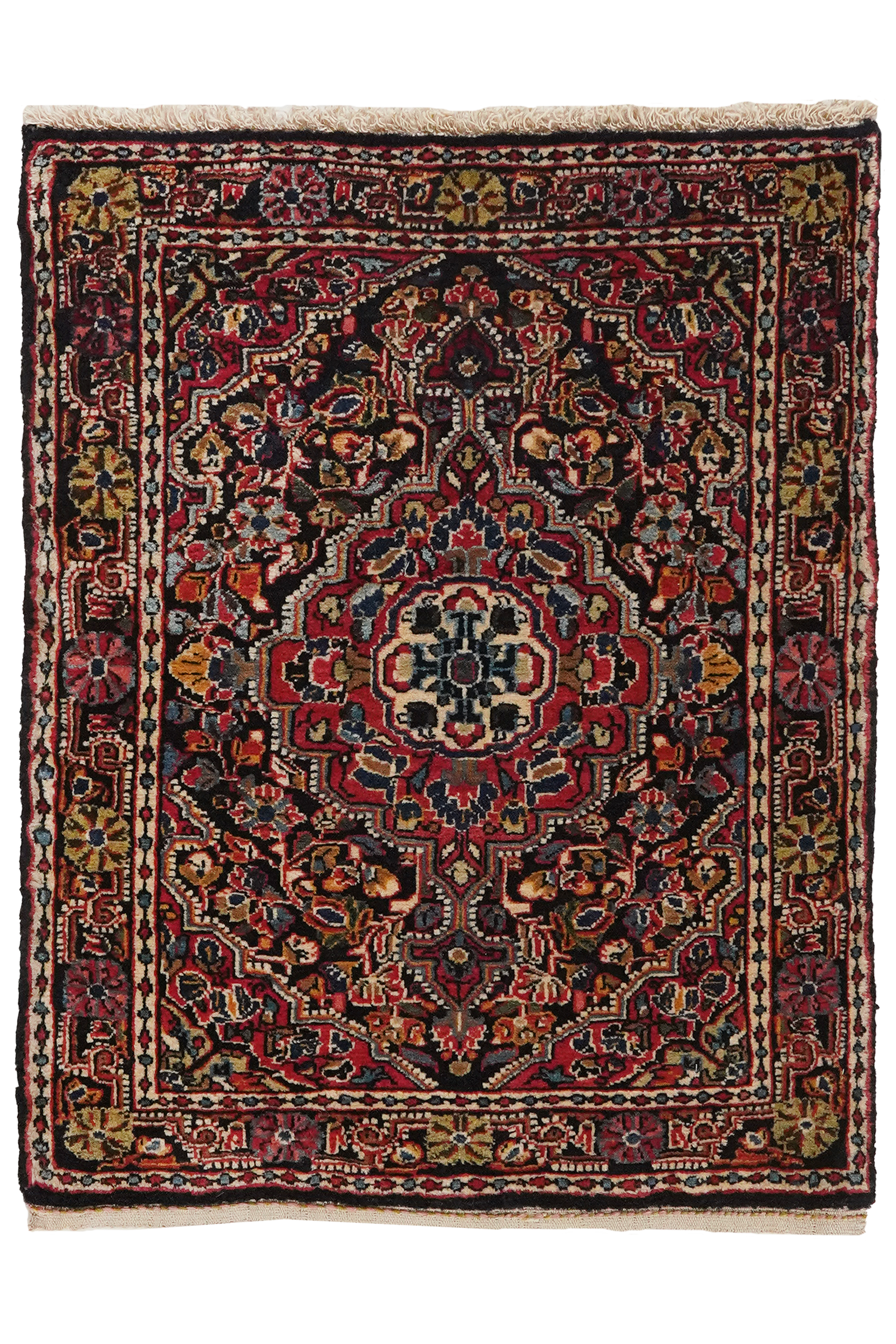 Djozan — Handgefertigt, 77x62 cm, Blau, 100% Virgin Wool | Main view