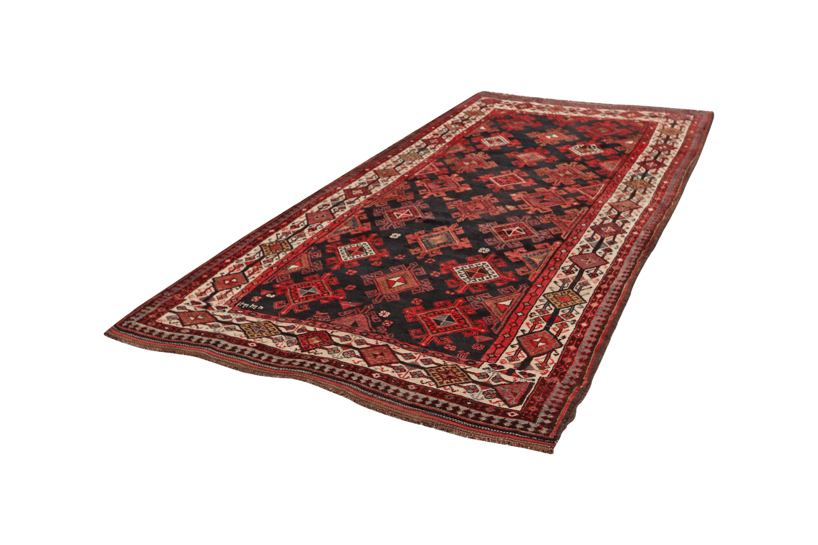 Veramin — Hand-knotted, 166x350 cm, Black, 100% Virgin Wool | View 5