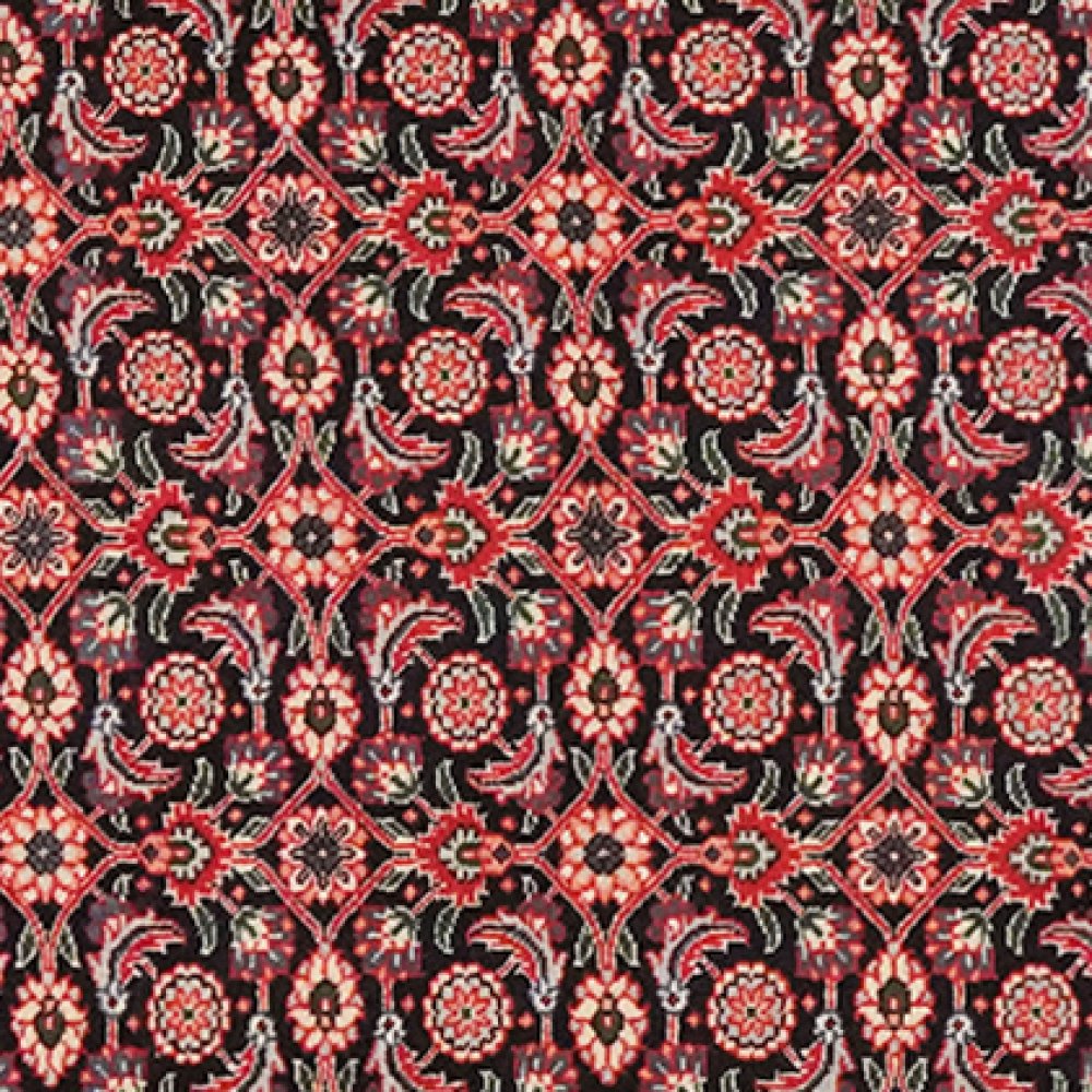 Tabriz 50 Raj — Hand-knotted, 66x196 cm, Blue, 100% Virgin Wool | View 4