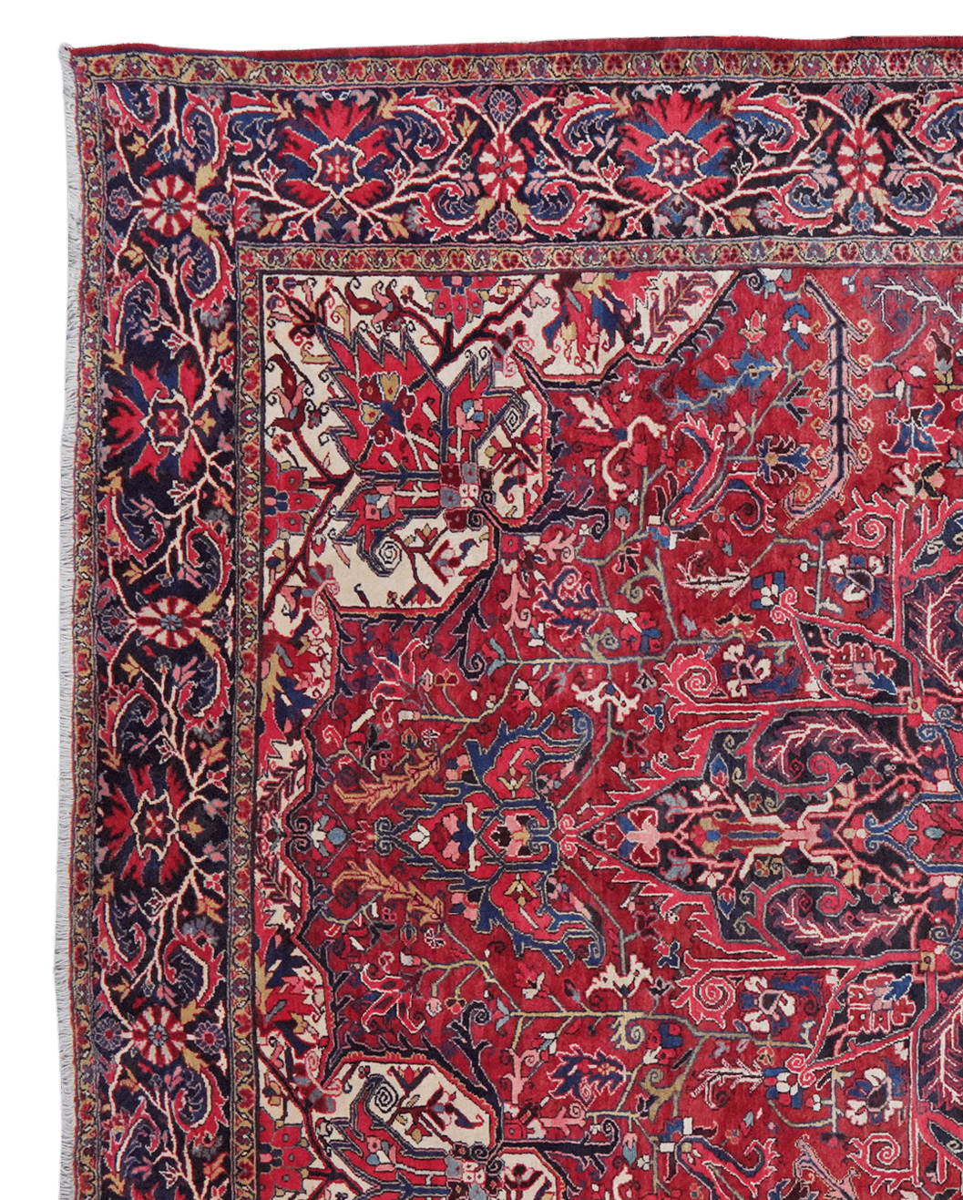 Heriz — Hand-knotted, 298x390 cm, Red, 100% Virgin Wool | View 3