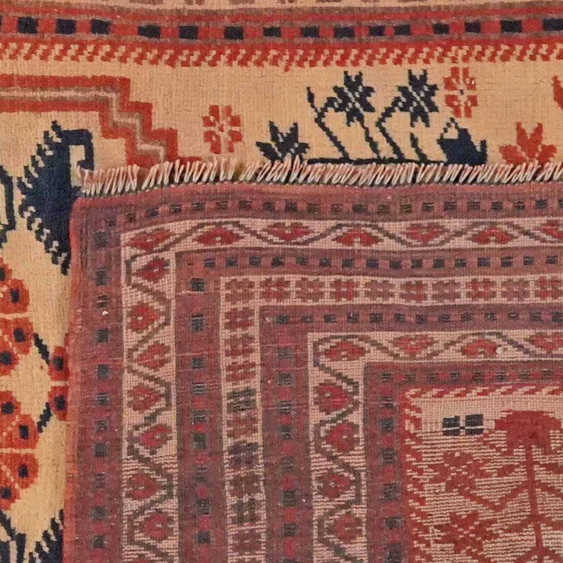 Yagdjibedir — Hand-knotted, 97x173 cm, Beige, 100% Virgin Wool | View 6