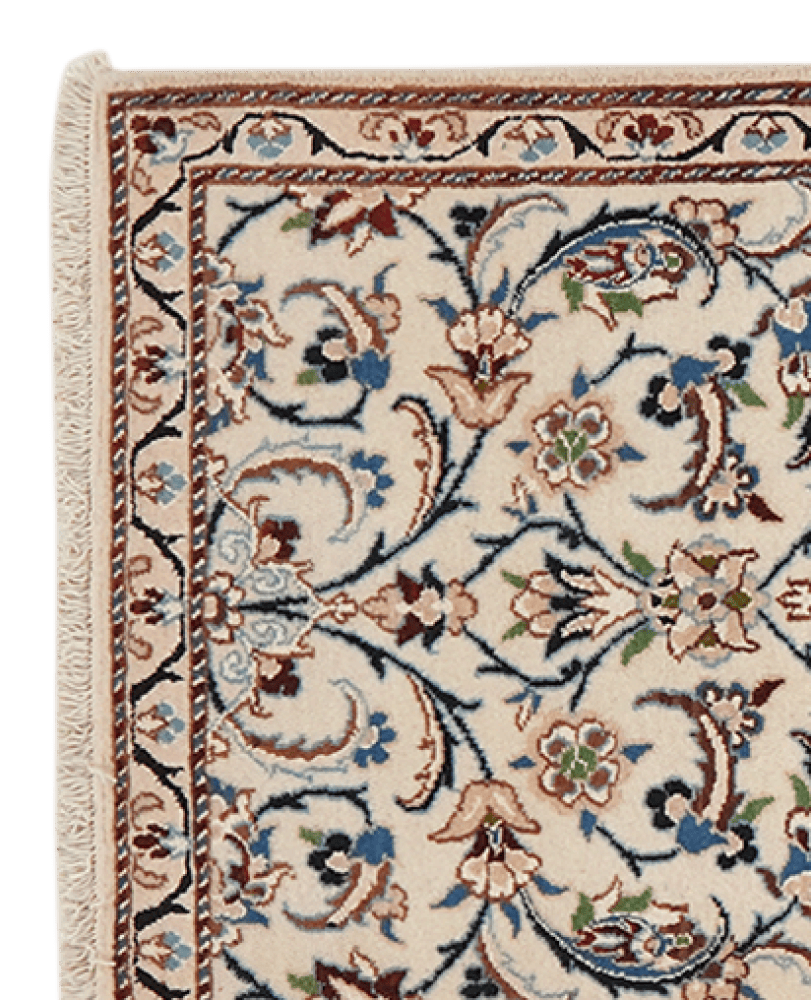 Nain 9La — Hand-knotted, 60x195 cm, Beige, 100% Virgin Wool | View 3