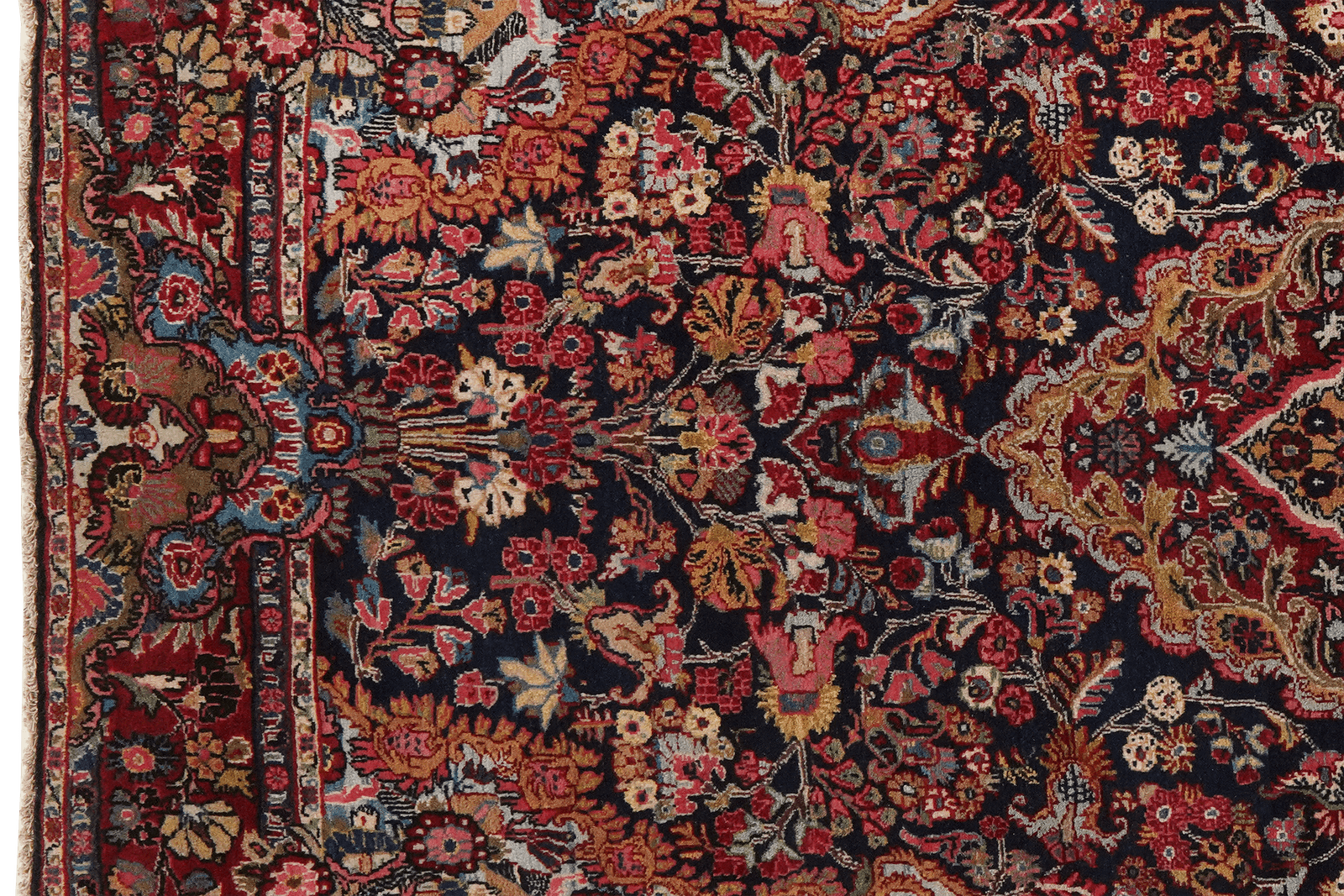 Ekbatan — Hand-knotted, 120x199 cm, Blue, 100% Virgin Wool | View 3