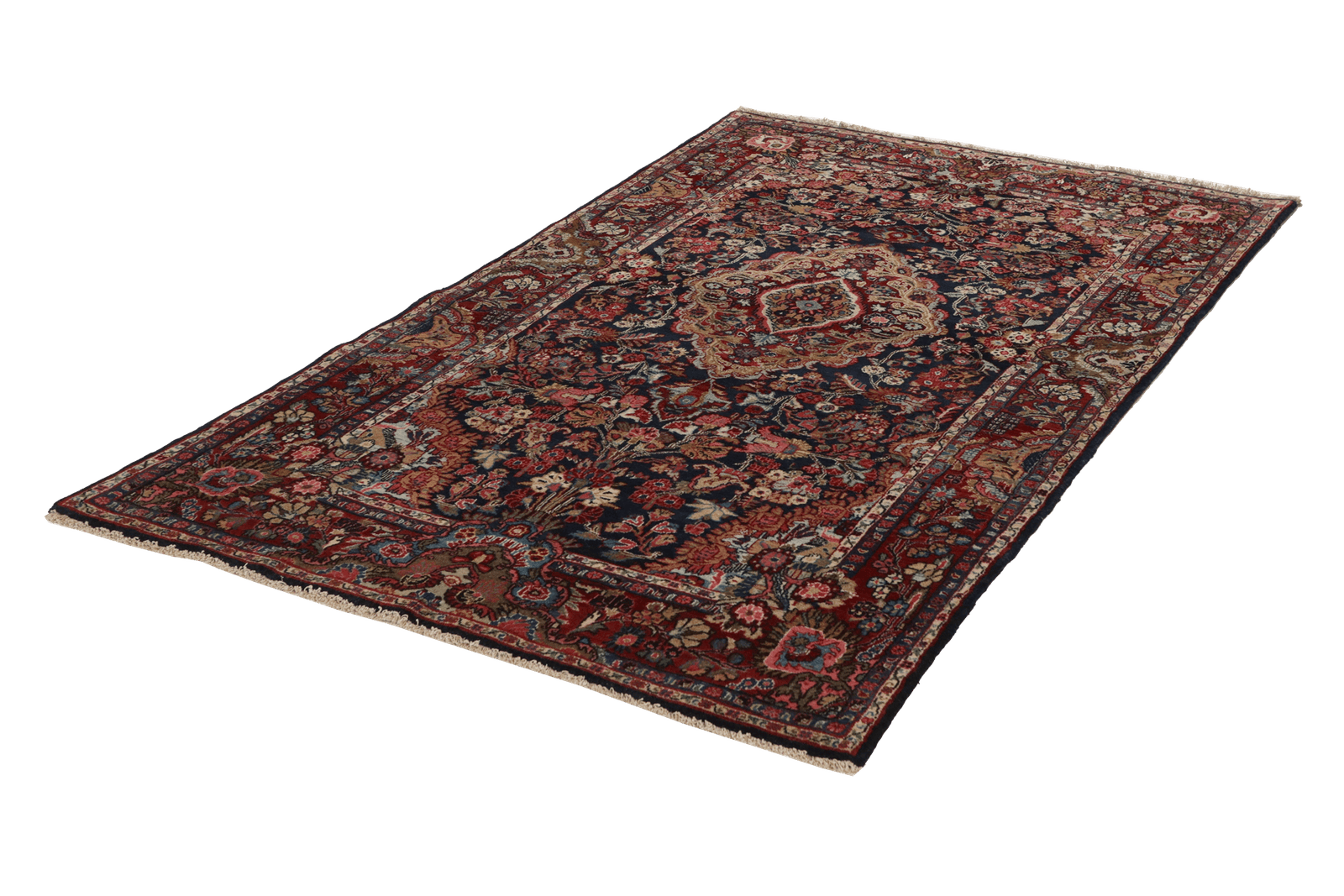 Ekbatan — Hand-knotted, 120x199 cm, Blue, 100% Virgin Wool | View 6