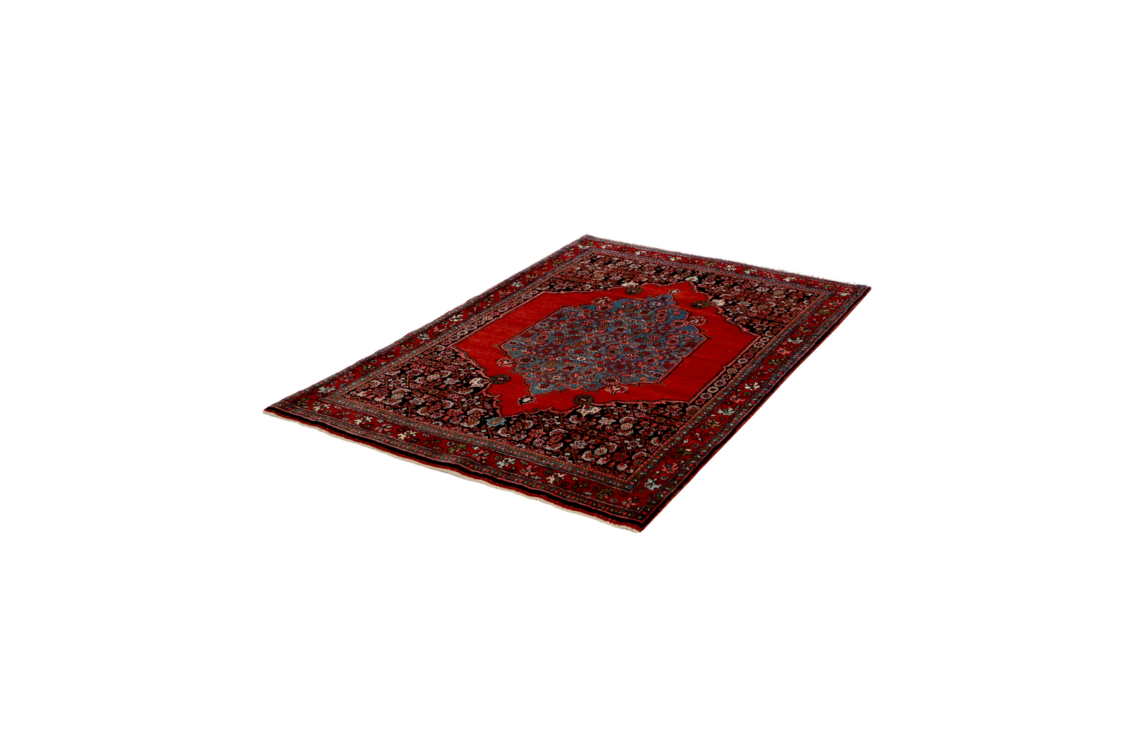 Bidjar — Handgefertigt, 168x110 cm, Rot, 100% Virgin Wool | View 6