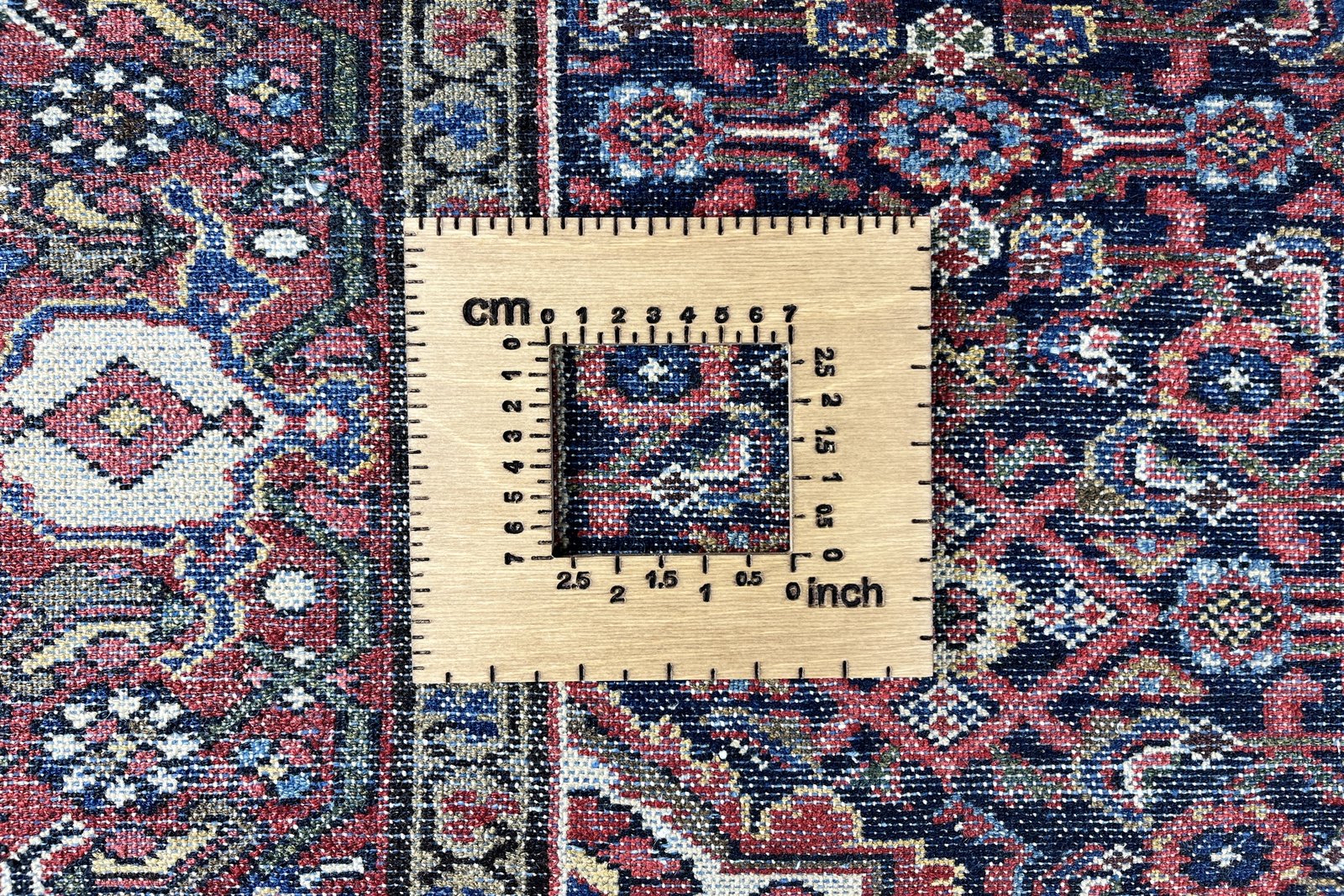 Farahan — Hand-knotted, 147x203 cm, Blue, 100% Virgin Wool | View 11