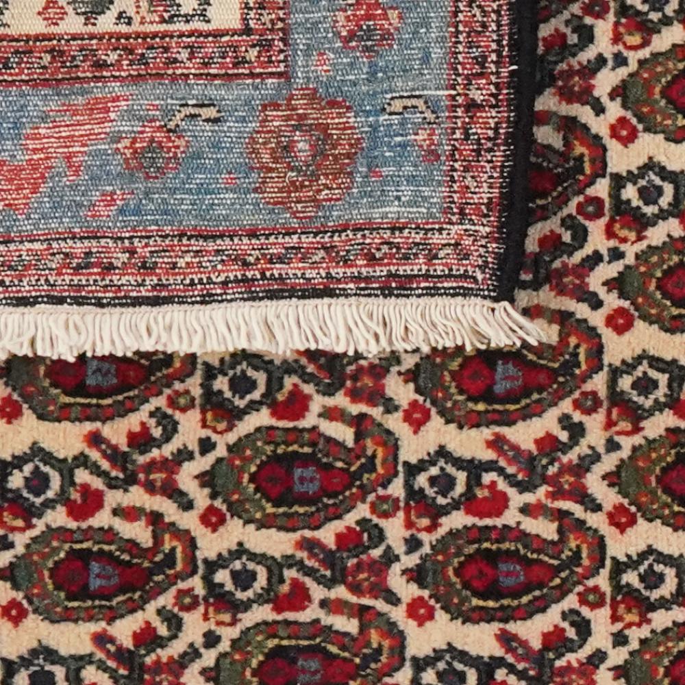 Senneh — Hand-knotted, 123x168 cm, Beige, 100% Virgin Wool | View 6