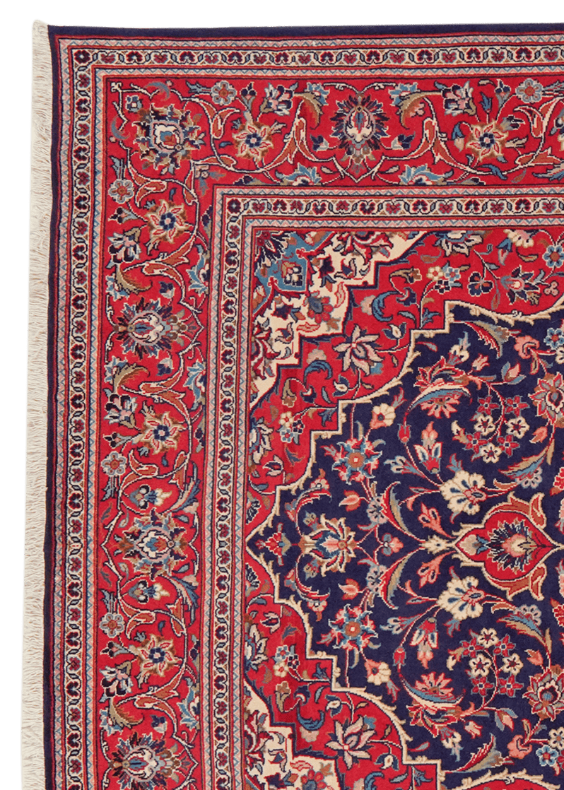 Ardakan — Hand-knotted, 193x310 cm, Blue, 100% Virgin Wool | View 3