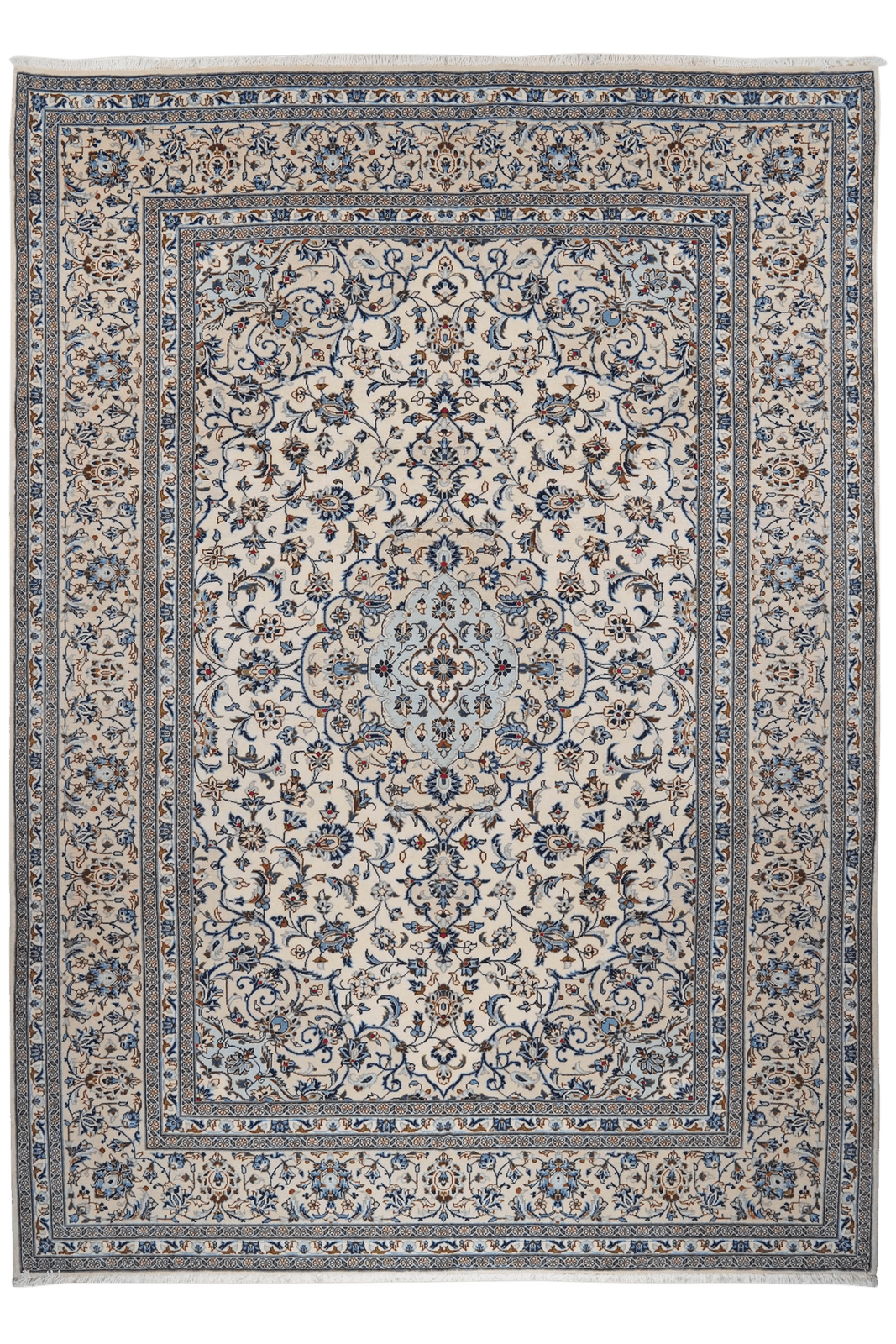 Ardakan — Hand-knotted, 245x347 cm, Beige, 100% Virgin Wool | Main view