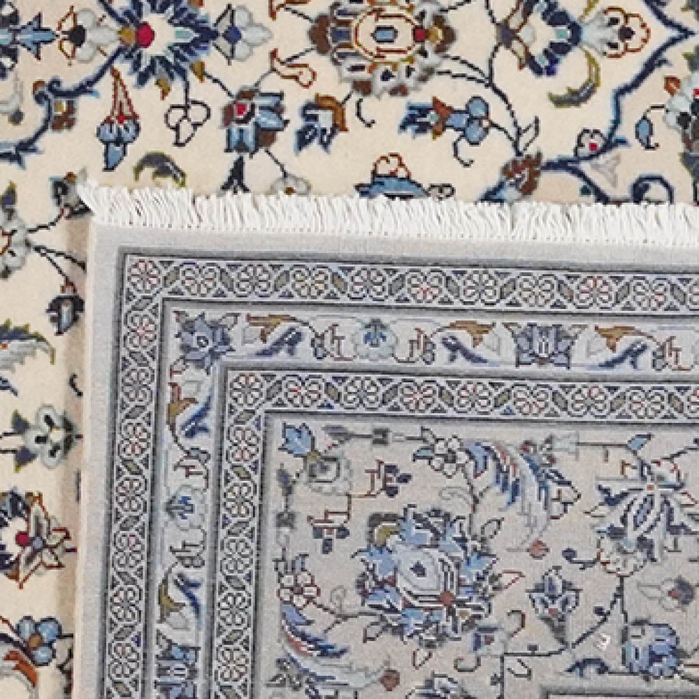 Ardakan — Hand-knotted, 245x347 cm, Beige, 100% Virgin Wool | View 6