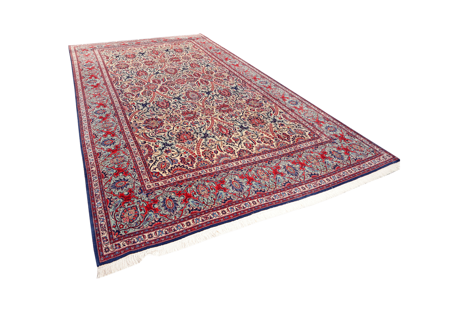 Kashan — Hand-knotted, 265x386 cm, Beige, 100% Virgin Wool | View 5