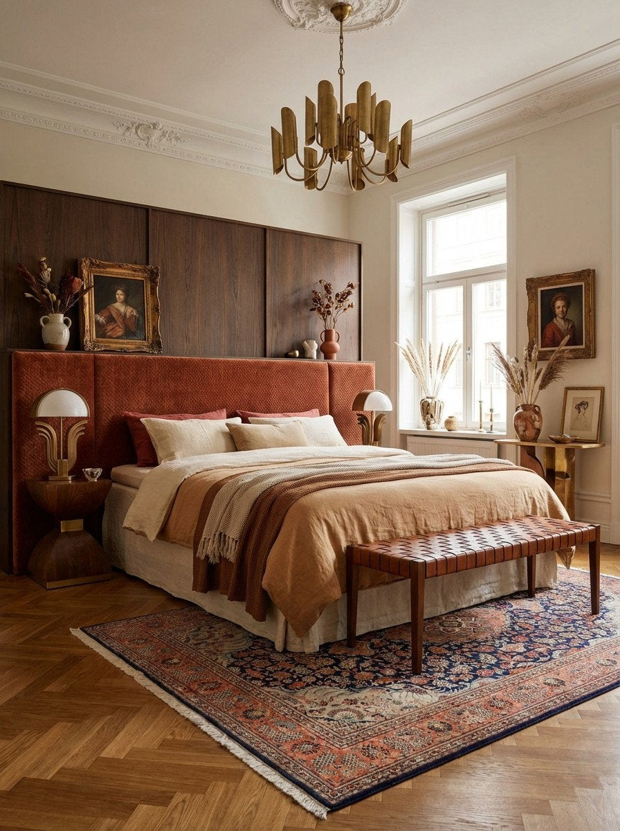 Kashan — Handgefertigt, 316x206 cm, Rot, 100% Virgin Wool | Back view