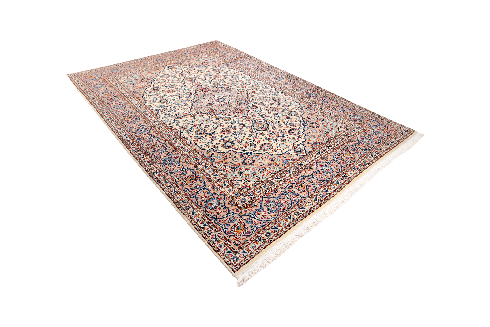 Kashan — Handgefertigt, 311x209 cm, Grau, 100% Virgin Wool | View 6