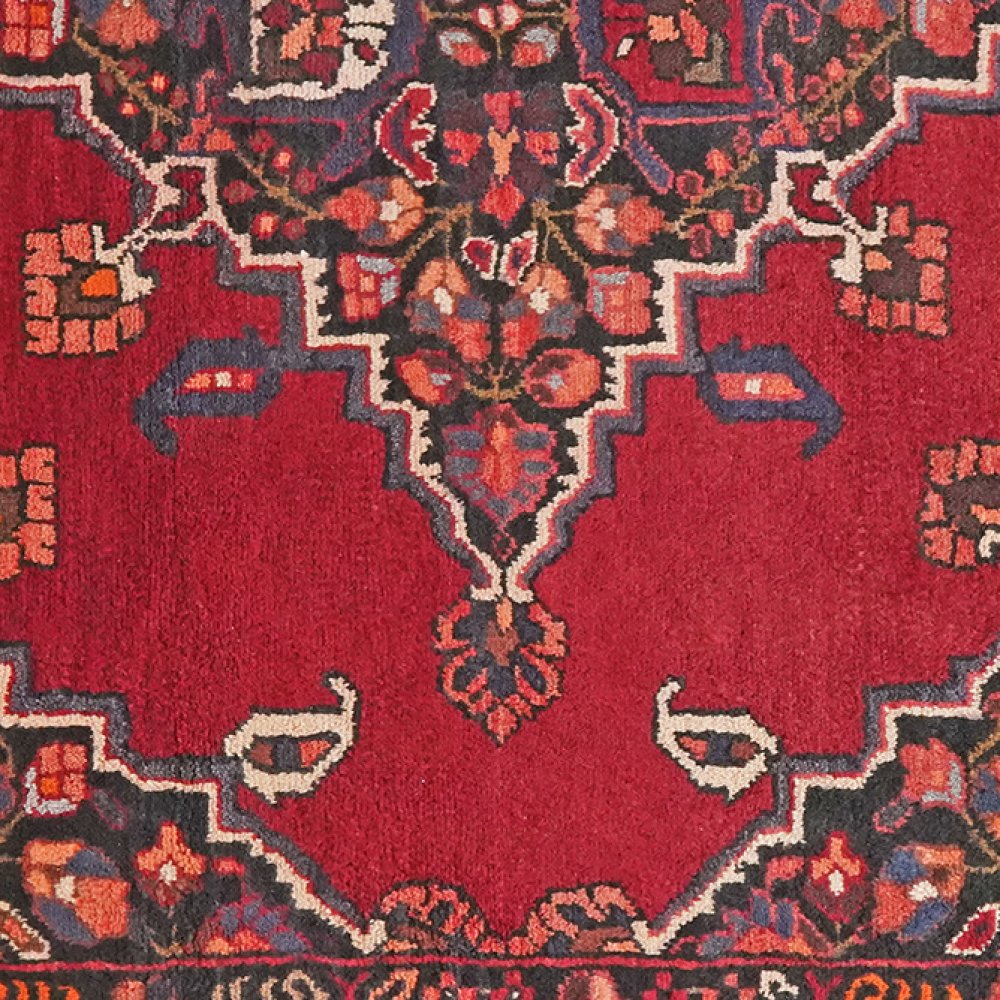 Ferdos — Hand-knotted, 113x162 cm, Red, 100% Virgin Wool | View 4