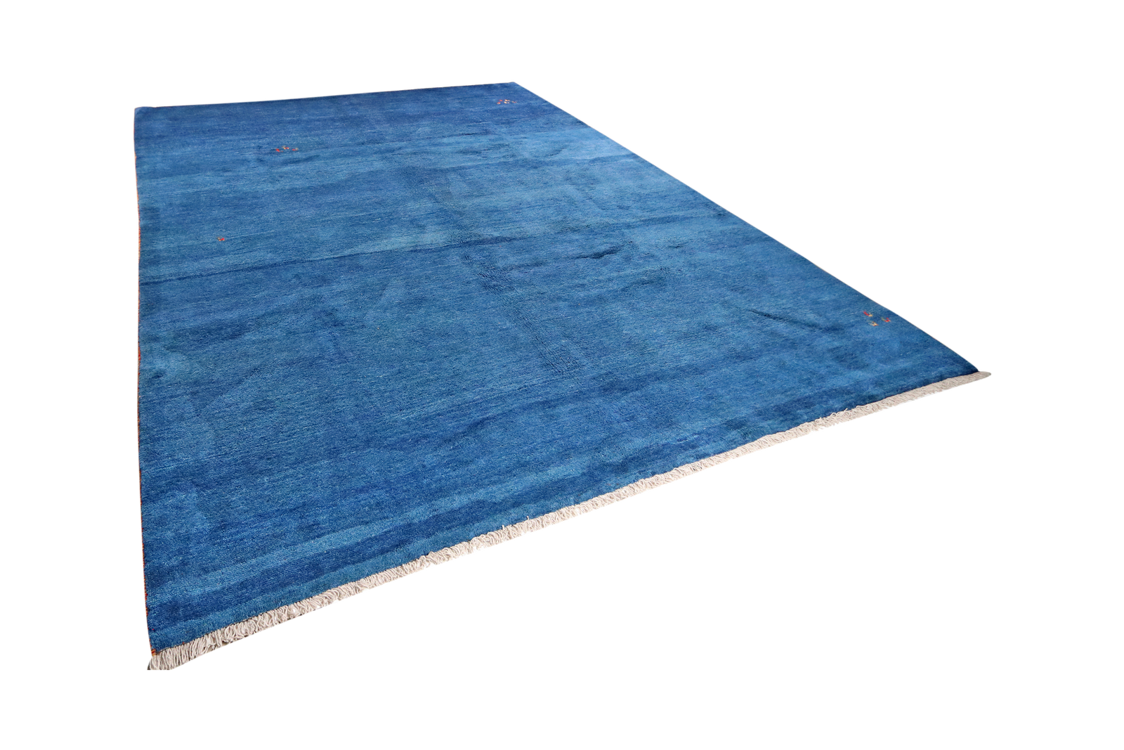Gabbeh — Handgefertigt, 380x300 cm, Blau, 100% Virgin Wool | View 6