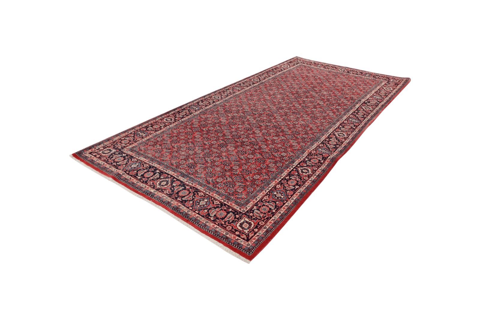 Sarough — Hand-knotted, 157x320 cm, Red, 100% Virgin Wool | View 5
