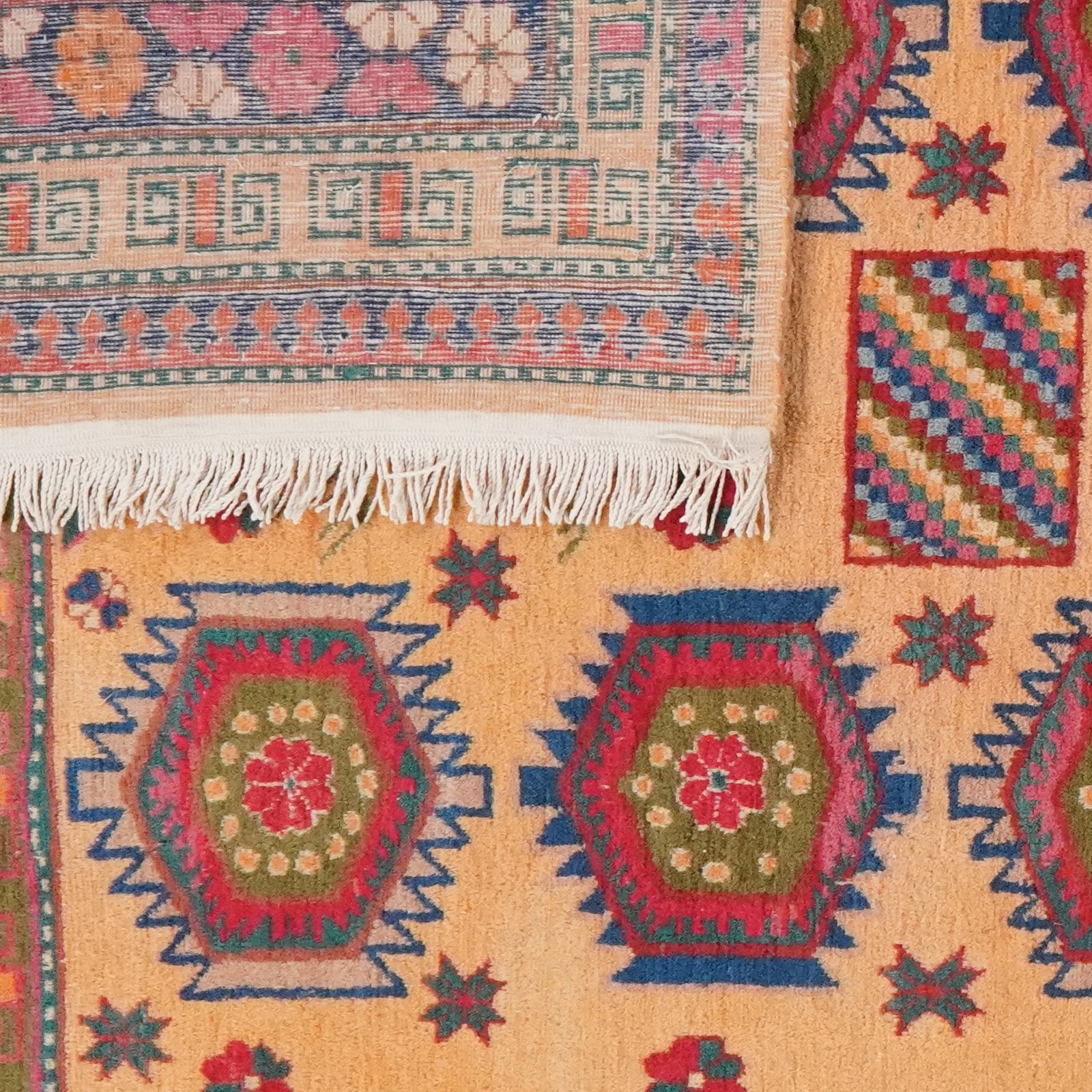 Samarkand — Hand-knotted, 154x263 cm, Beige, 100% Virgin Wool | View 6