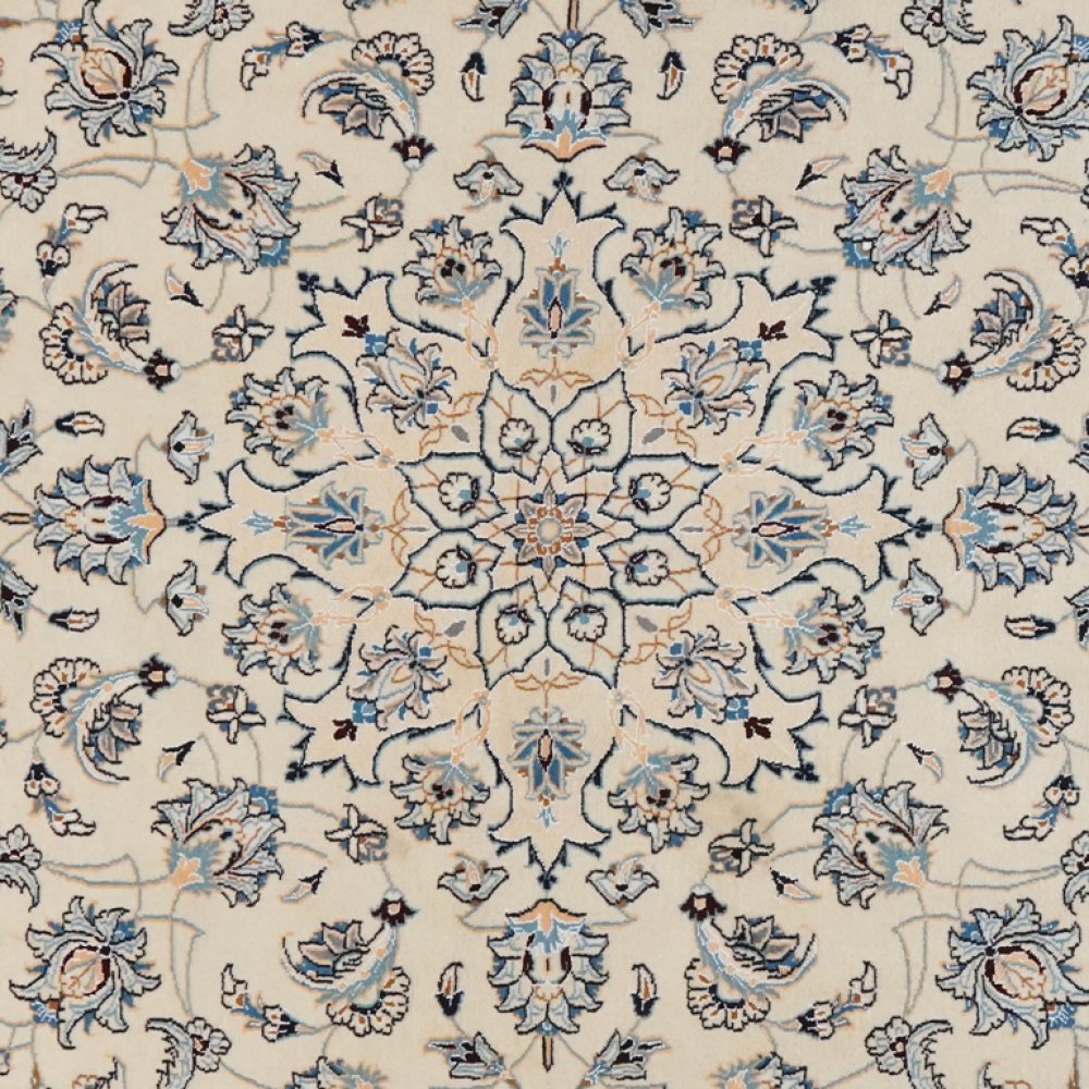 Nain — Hand-knotted, 252x252 cm, Beige, 100% Virgin Wool | View 4