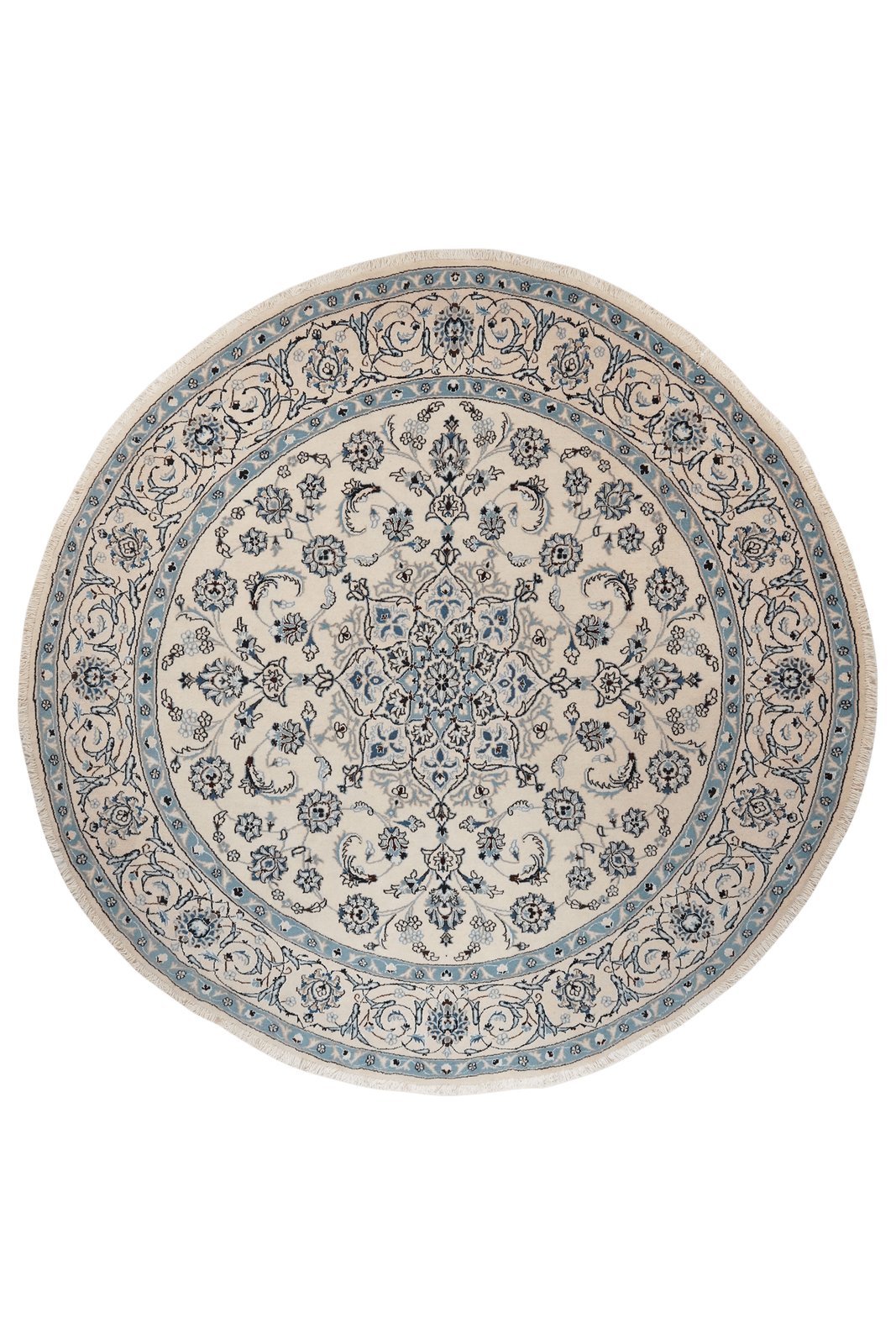 Nain — Hand-knotted, 242x242 cm, Beige, 100% Virgin Wool | Main view