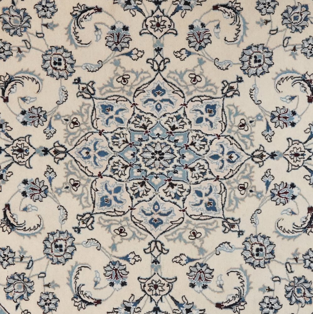 Nain — Hand-knotted, 242x242 cm, Beige, 100% Virgin Wool | View 4