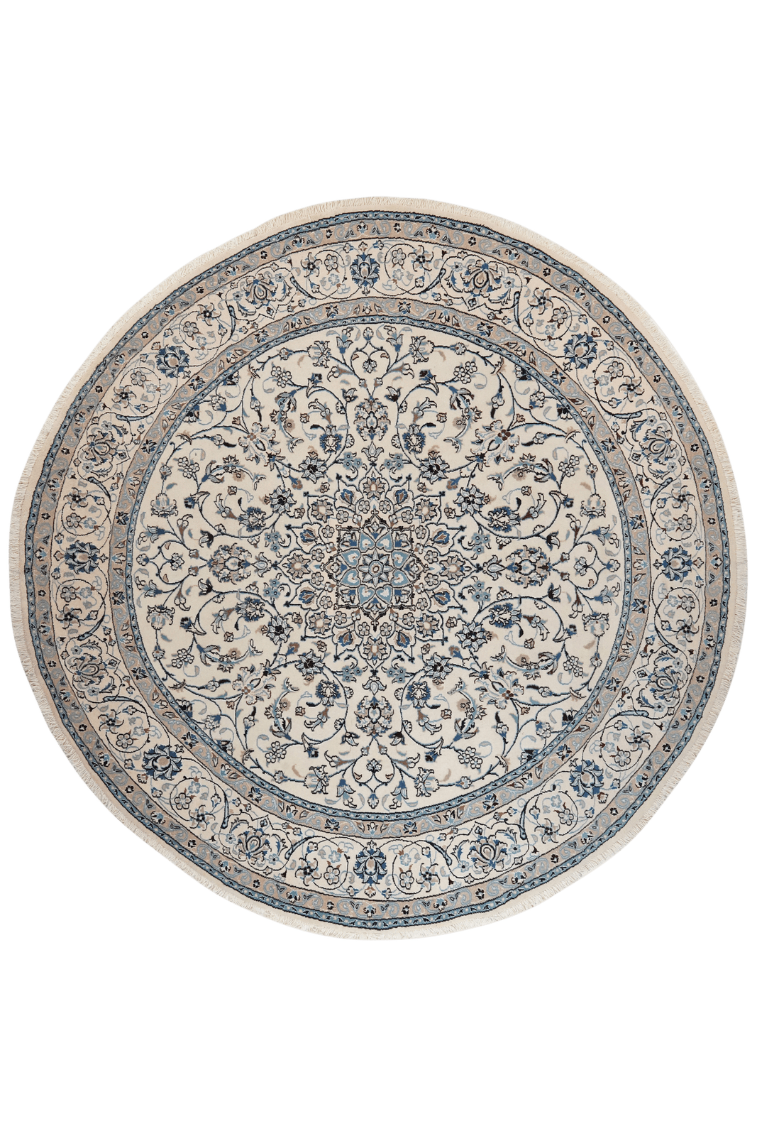 Nain — Hand-knotted, 246x246 cm, Beige, 100% Virgin Wool | Main view