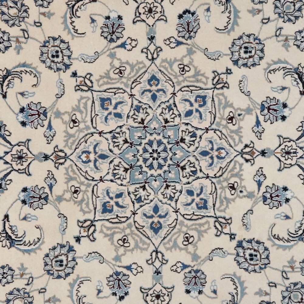 Nain — Hand-knotted, 244x244 cm, Beige, 100% Virgin Wool | View 4