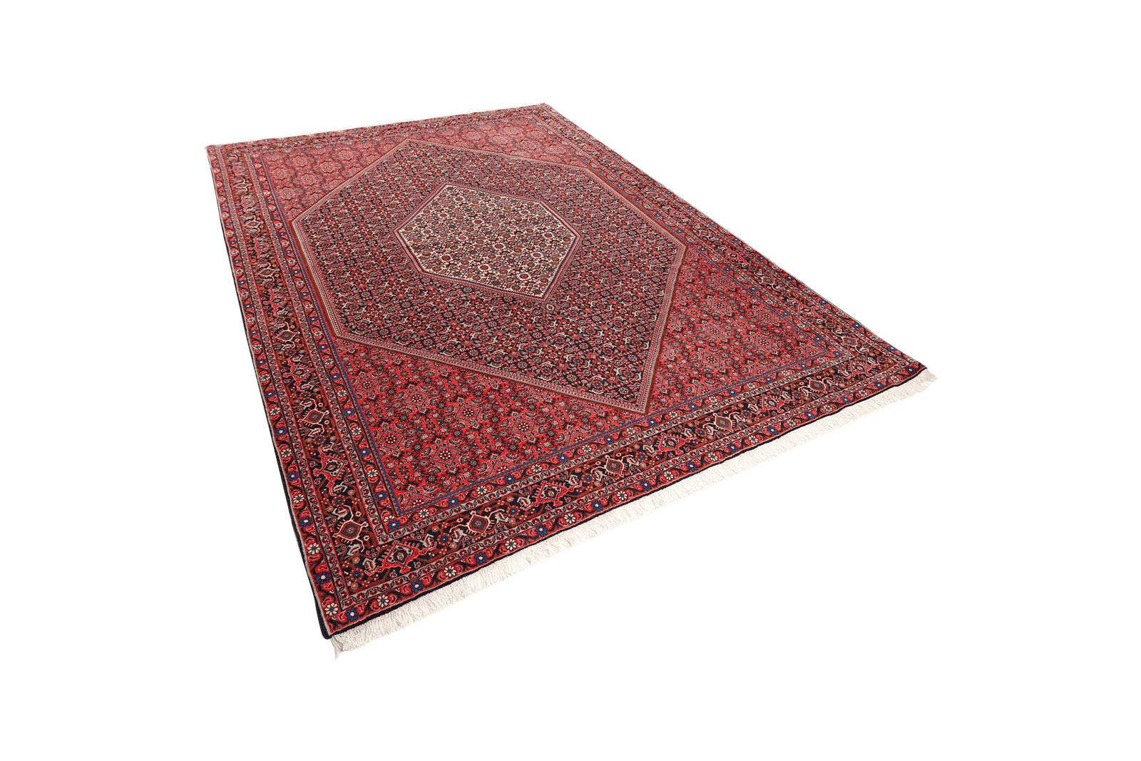 Bidjar — Hand-knotted, 208x298 cm, Blue, 100% Virgin Wool | View 5