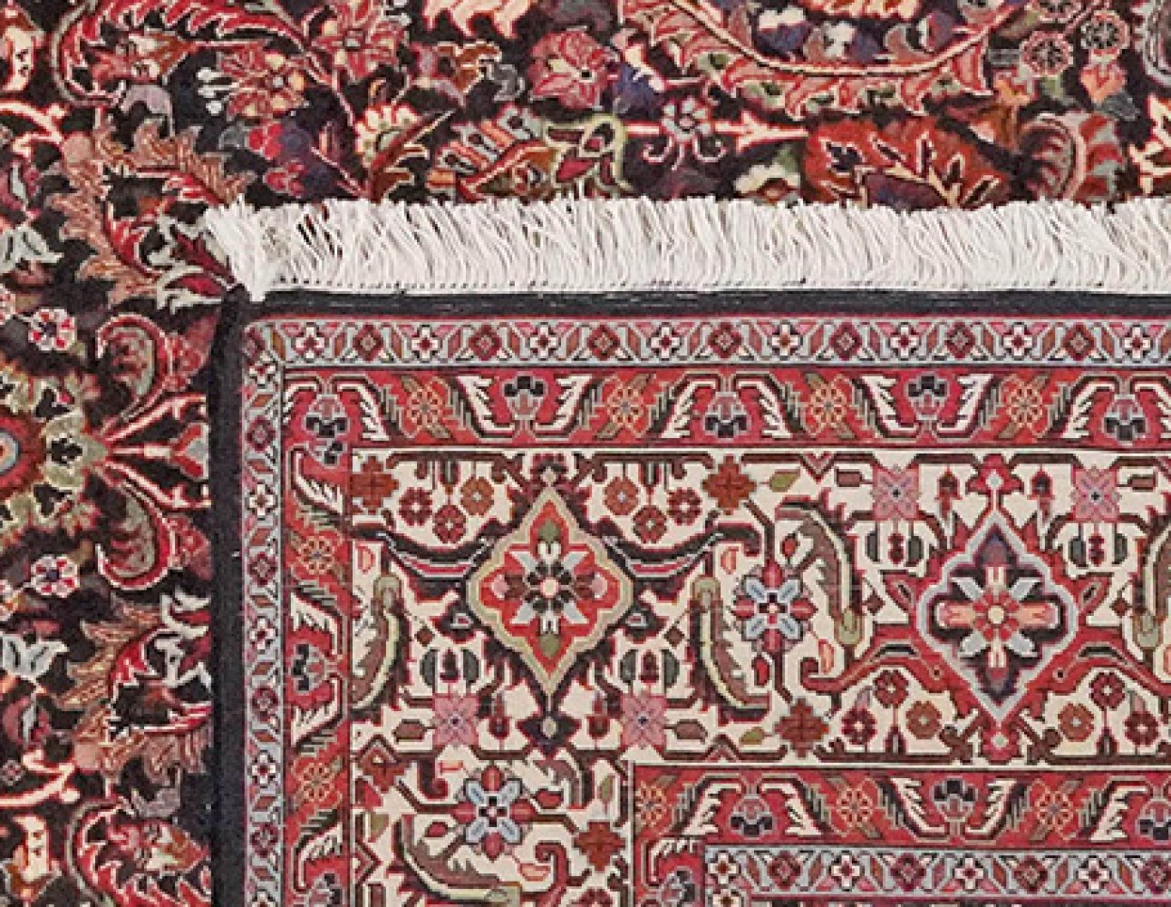 Bidjar — Hand-knotted, 205x213 cm, Blue, 100% Virgin Wool | View 6