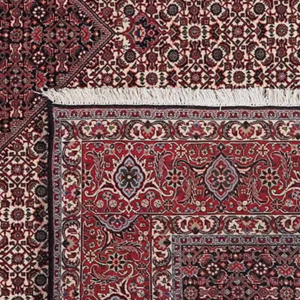 Bidjar — Hand-knotted, 254x355 cm, Red, 100% Virgin Wool | View 6