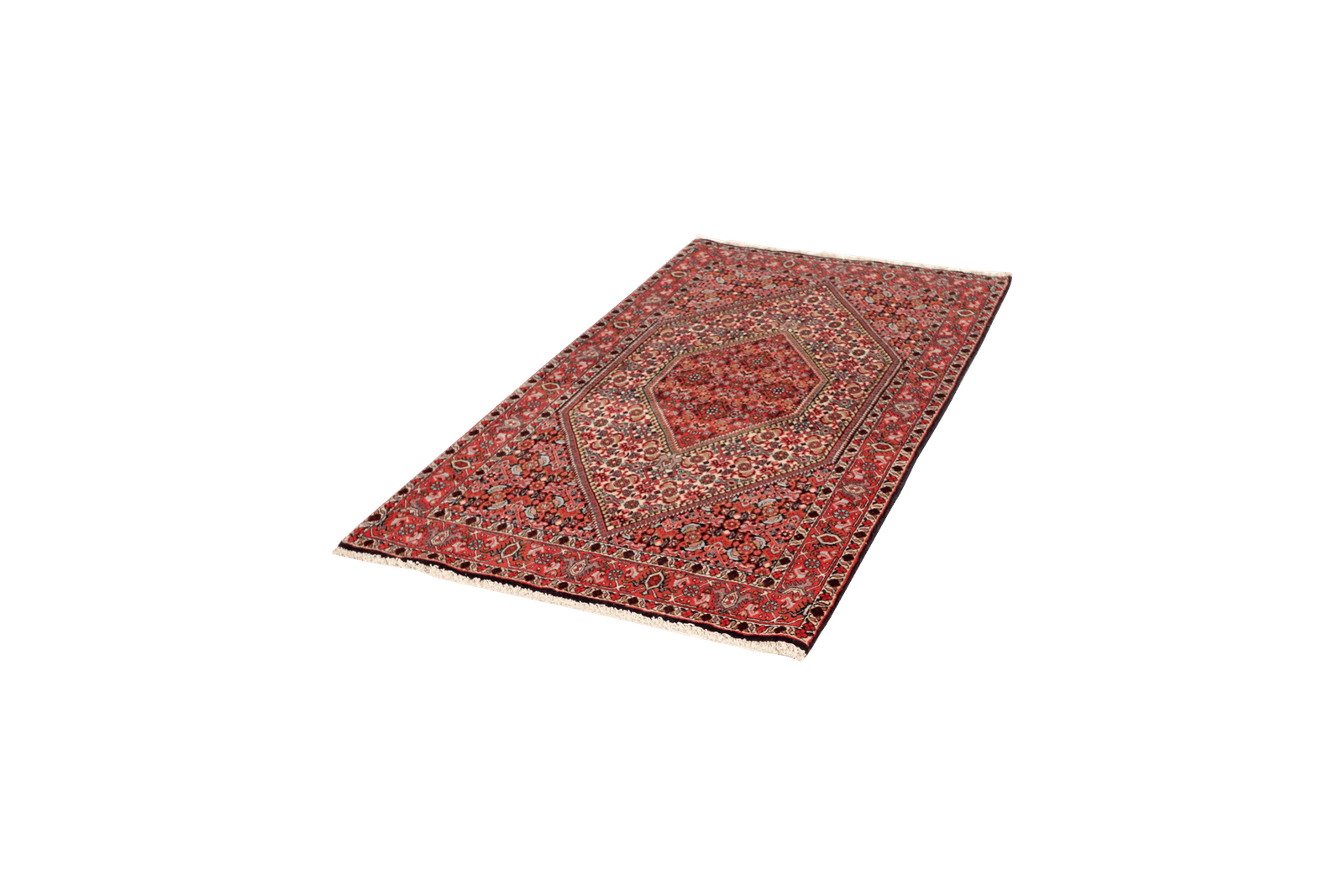 Bidjar Tekkab — Hand-knotted, 91x163 cm, Beige, 100% Virgin Wool | View 5