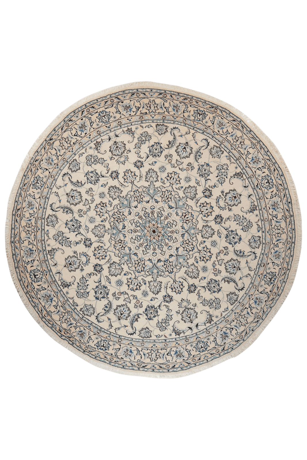 Nain — Hand-knotted, 246x246 cm, Beige, 100% Virgin Wool | Main view
