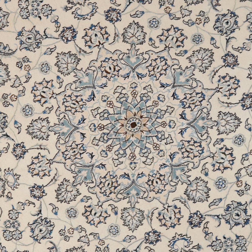 Nain — Hand-knotted, 246x246 cm, Beige, 100% Virgin Wool | View 4