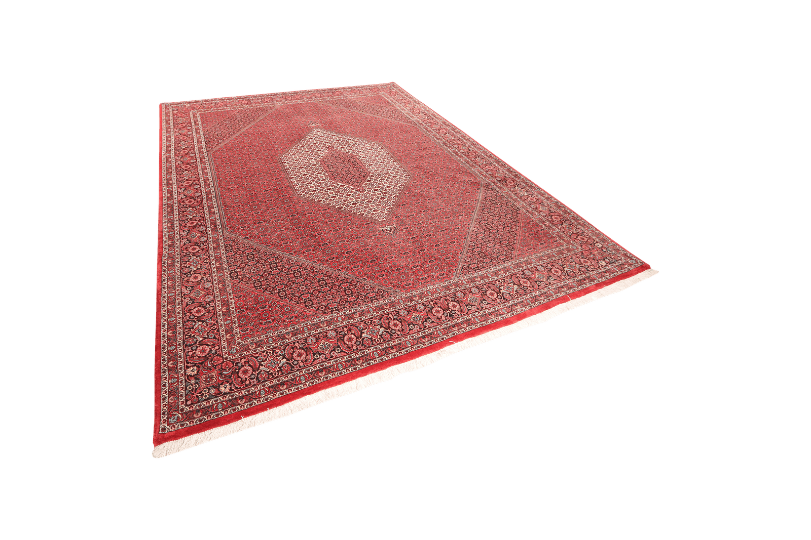 Bidjar — Hand-knotted, 255x314 cm, Red, 100% Virgin Wool | View 5