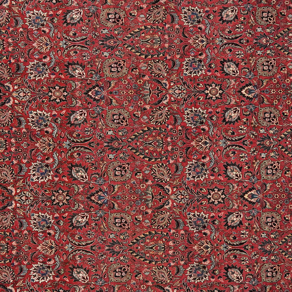 Bidjar — Handgefertigt, 298x254 cm, Blau, 100% Virgin Wool | View 5