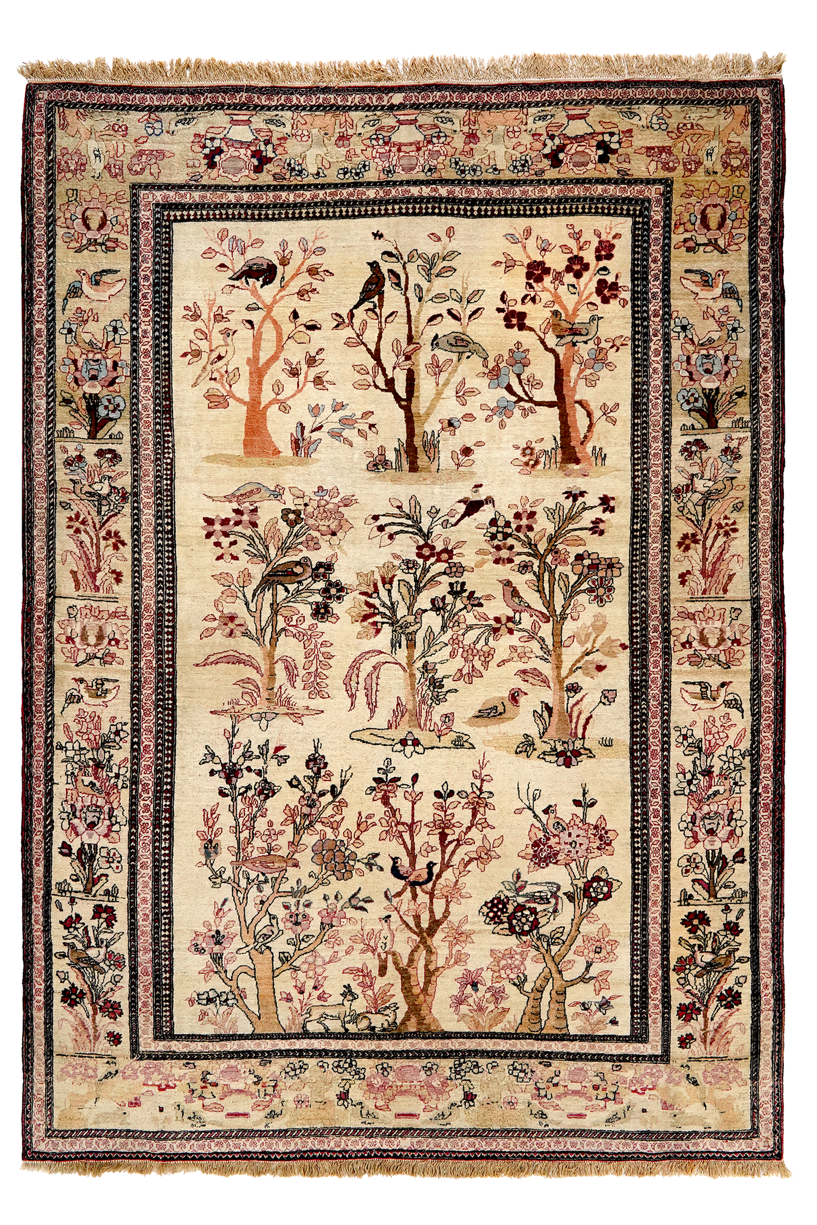 Teheran — Handgefertigt, 200x140 cm, Beige, 100% Virgin Wool | Main view