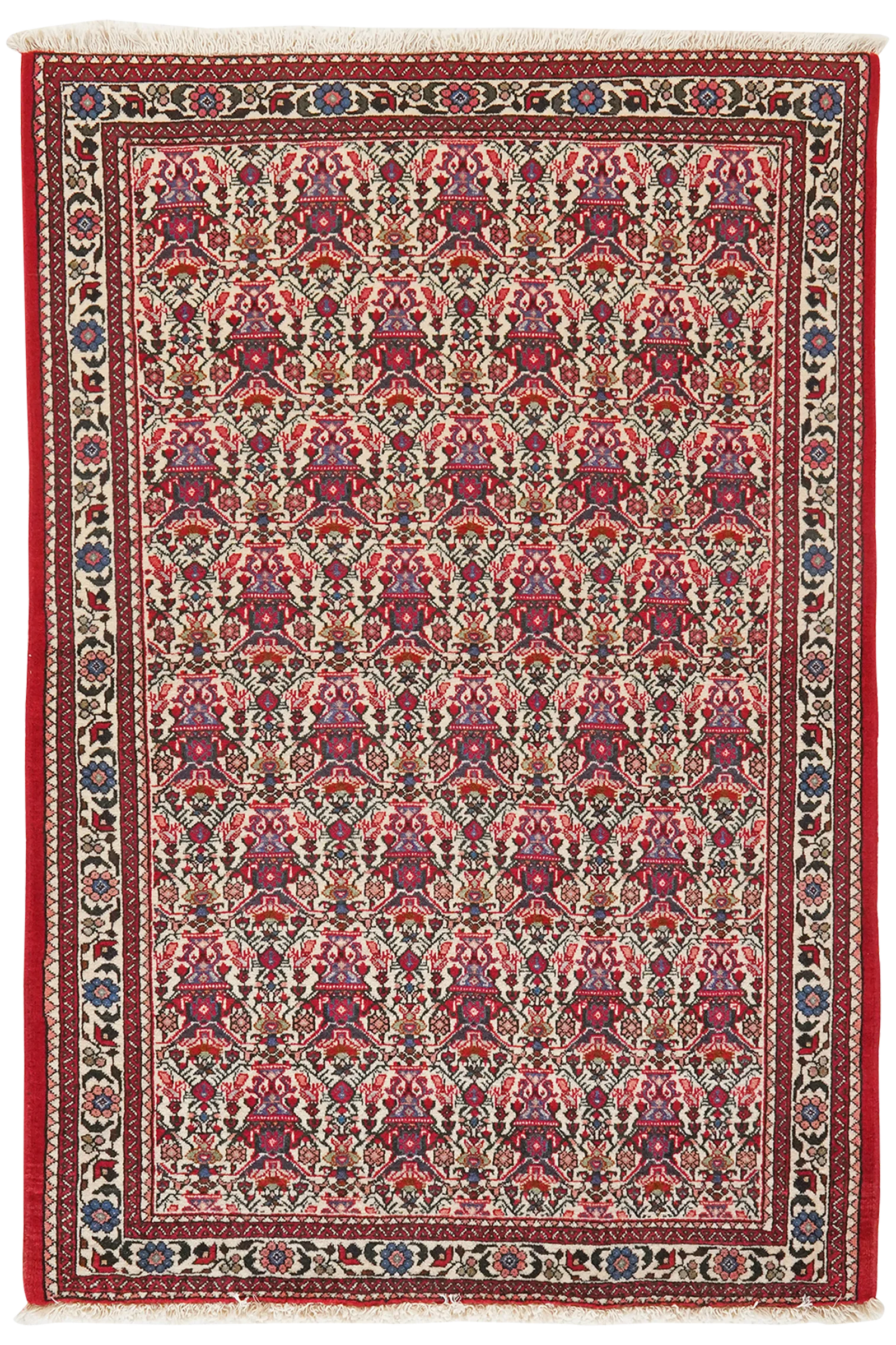 Abadeh — Handgefertigt, 153x103 cm, Beige, 100% Virgin Wool | Main view
