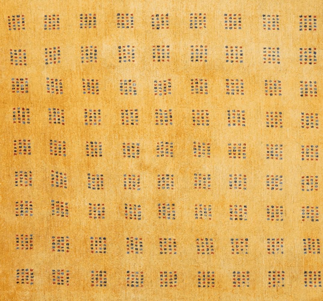 Rizbaf — Handgefertigt, 269x200 cm, Blau, 100% Virgin Wool | View 5